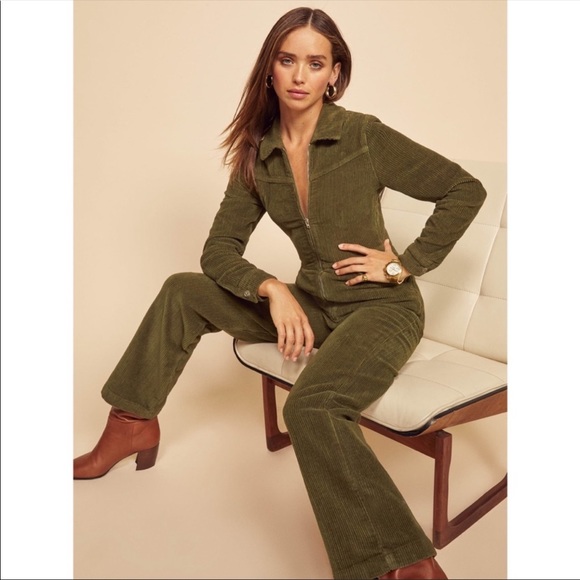 Reformation Pants - NWOT Reformation Aaron Corduroy Jumpsuit - Size 8